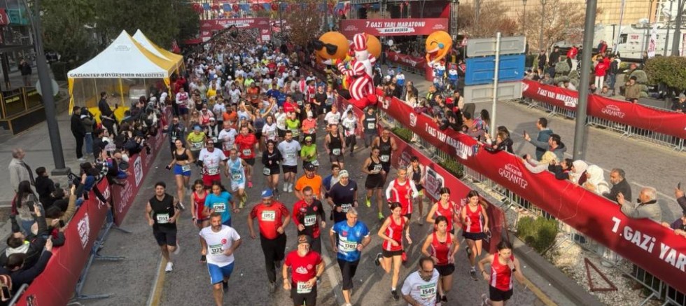 Gaziantep’te Yarı Maraton Rüzgarı