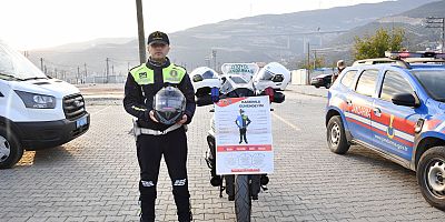 100 Sürücüye Kask Hediye Edildi