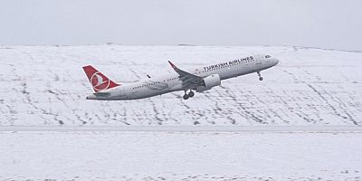 Gaziantep’te hava trafiğine kar engeli